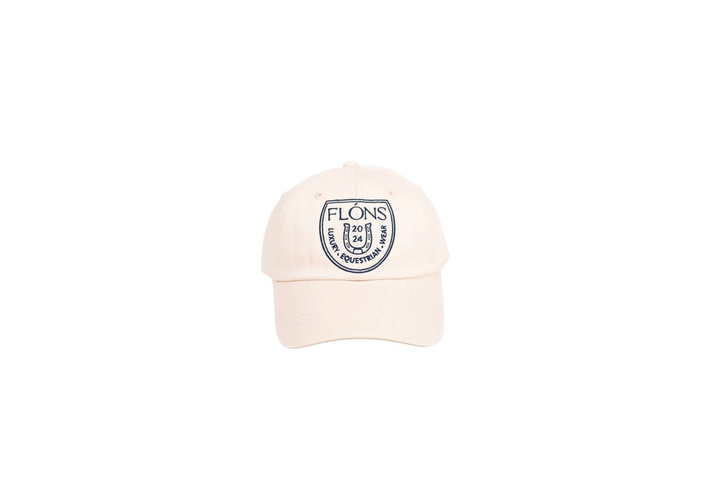 Unisex Twill Cotton Cap-Beige & Navy