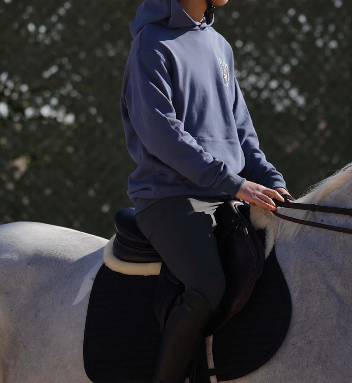 FLÓNS Hoodie Navy Blue