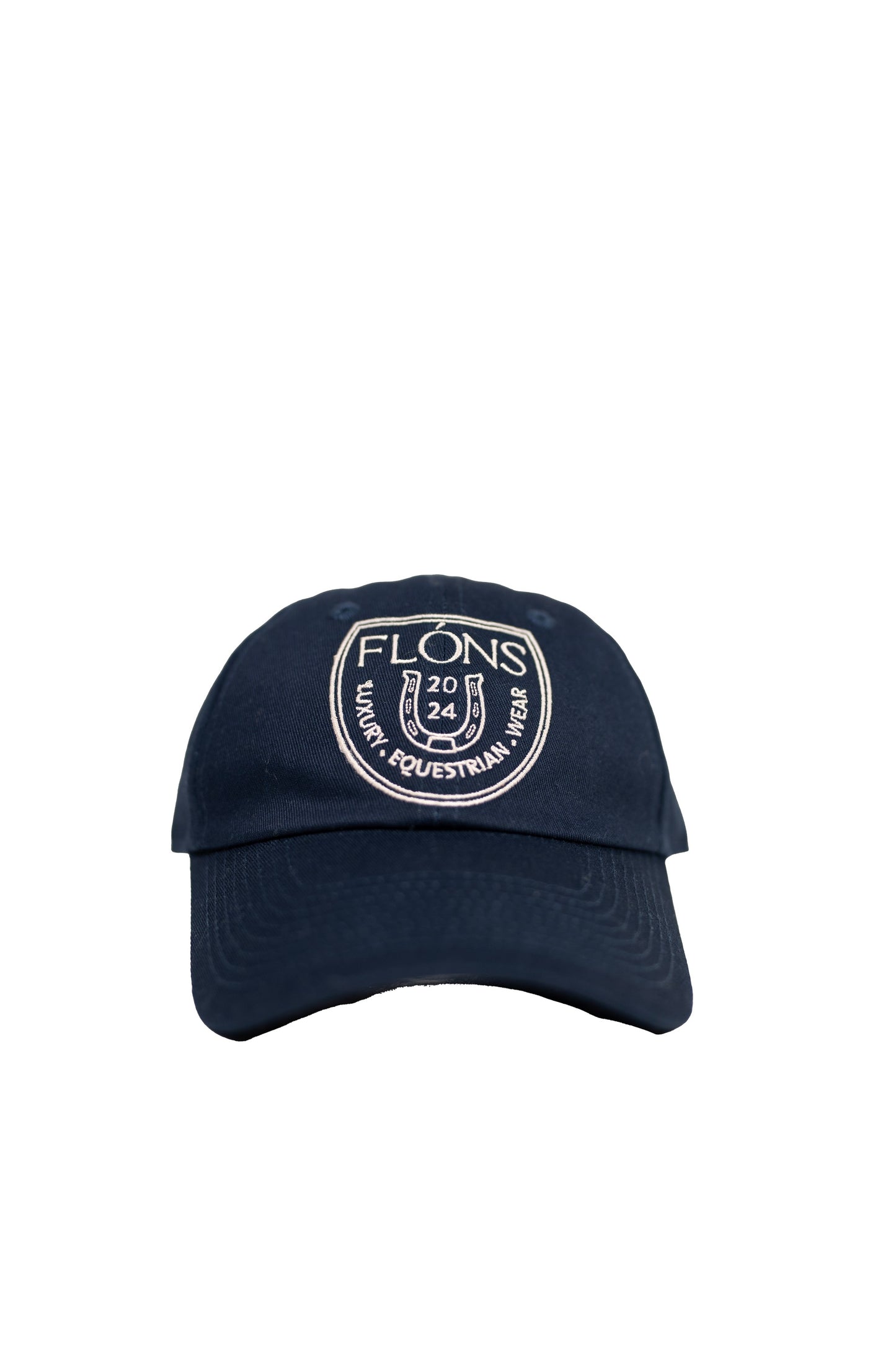 Unisex Twill Cotton Cap-Navy & Beige