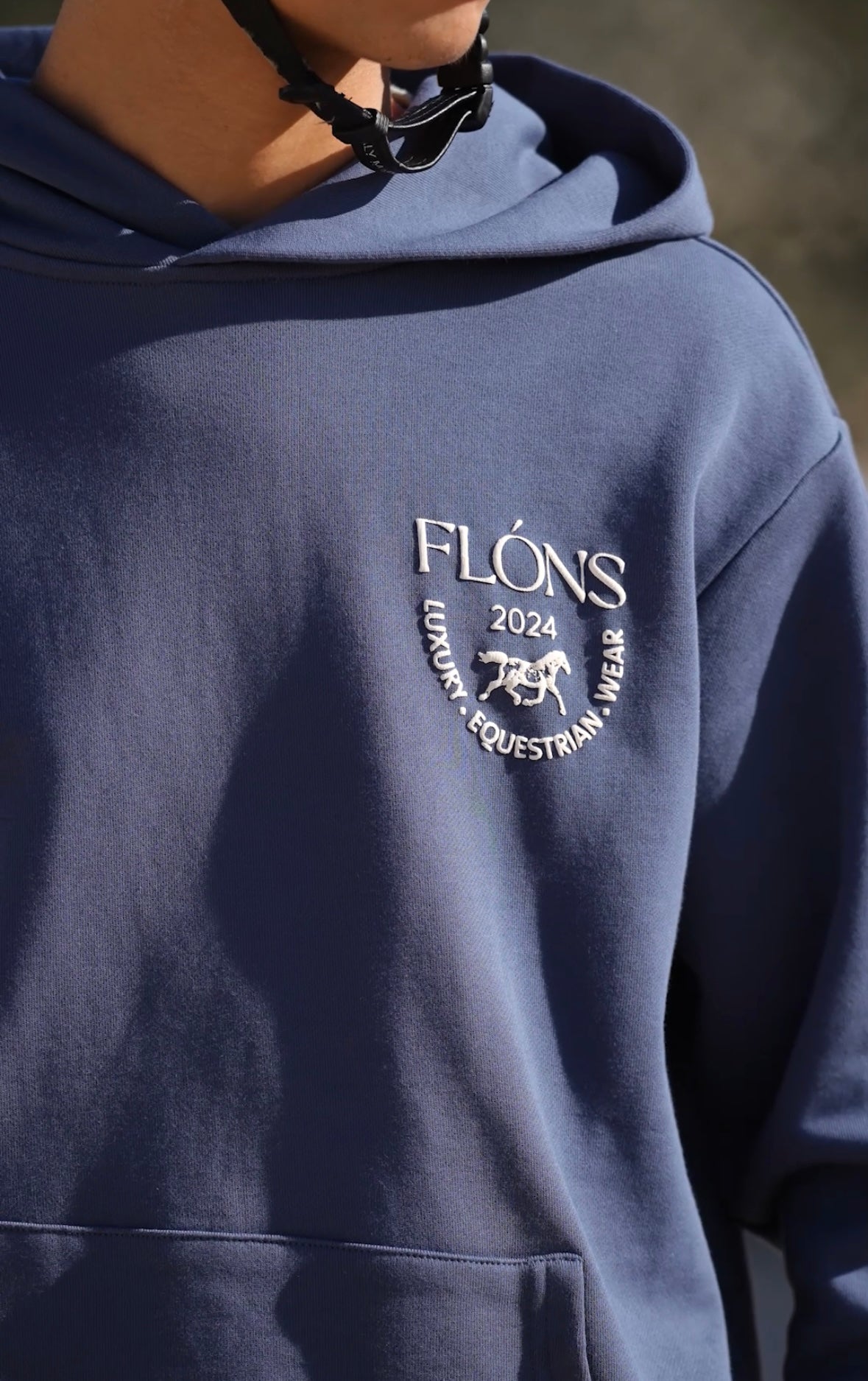 Flóns Hoodie Navy Blue