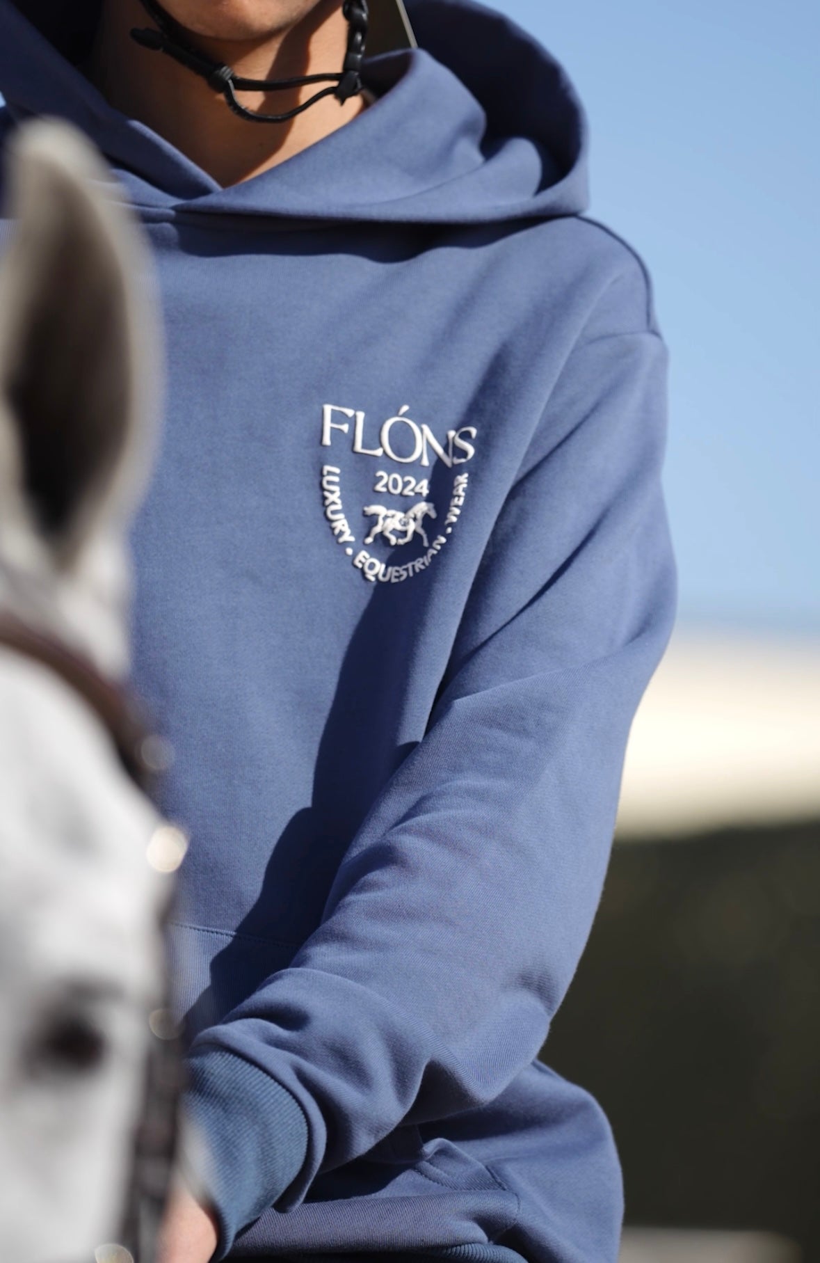 Flóns Hoodie Navy Blue